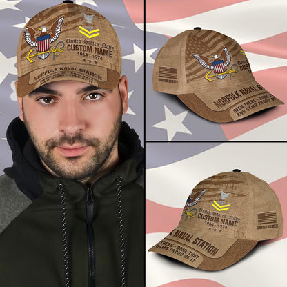 Proud Veteran - Personalized Veteran Classic Cap