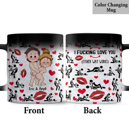 I Love You - Personalized Couple Blanket