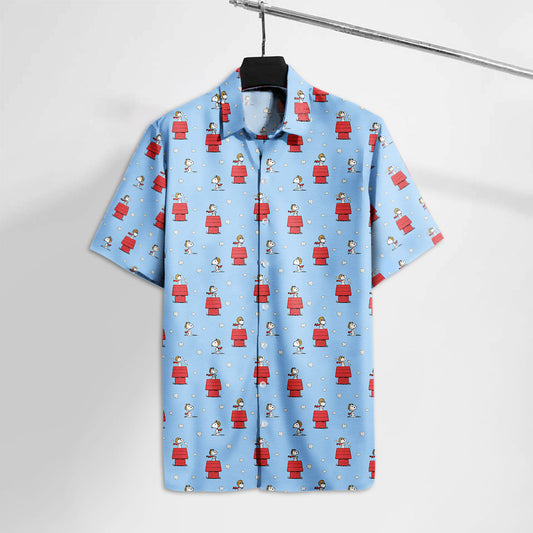 Aloha White Dog Hawaiian Shirt 0224