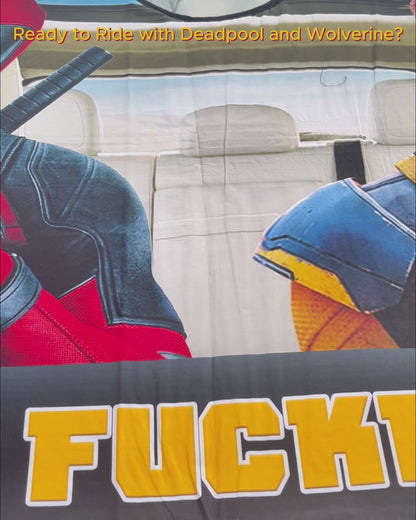 Let's Fucking Go - The Psychopath Car Sunshade