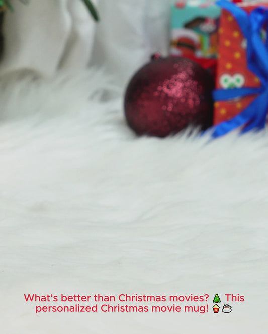 Christmas Movie Watching Mug - Personalized Accent Mug