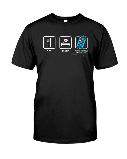 Eat Sleep Travel - T-shirt and Hoodie 1122