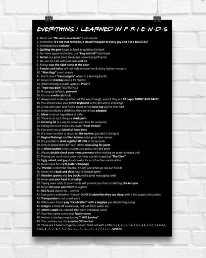 Everything I Learned - Canvas And Poster 1122
