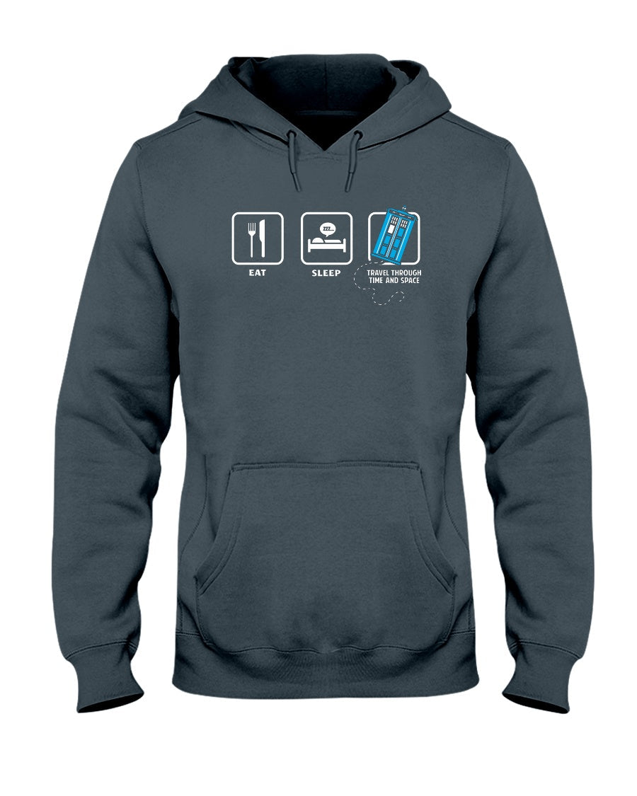 Eat Sleep Travel - T-shirt and Hoodie 1122