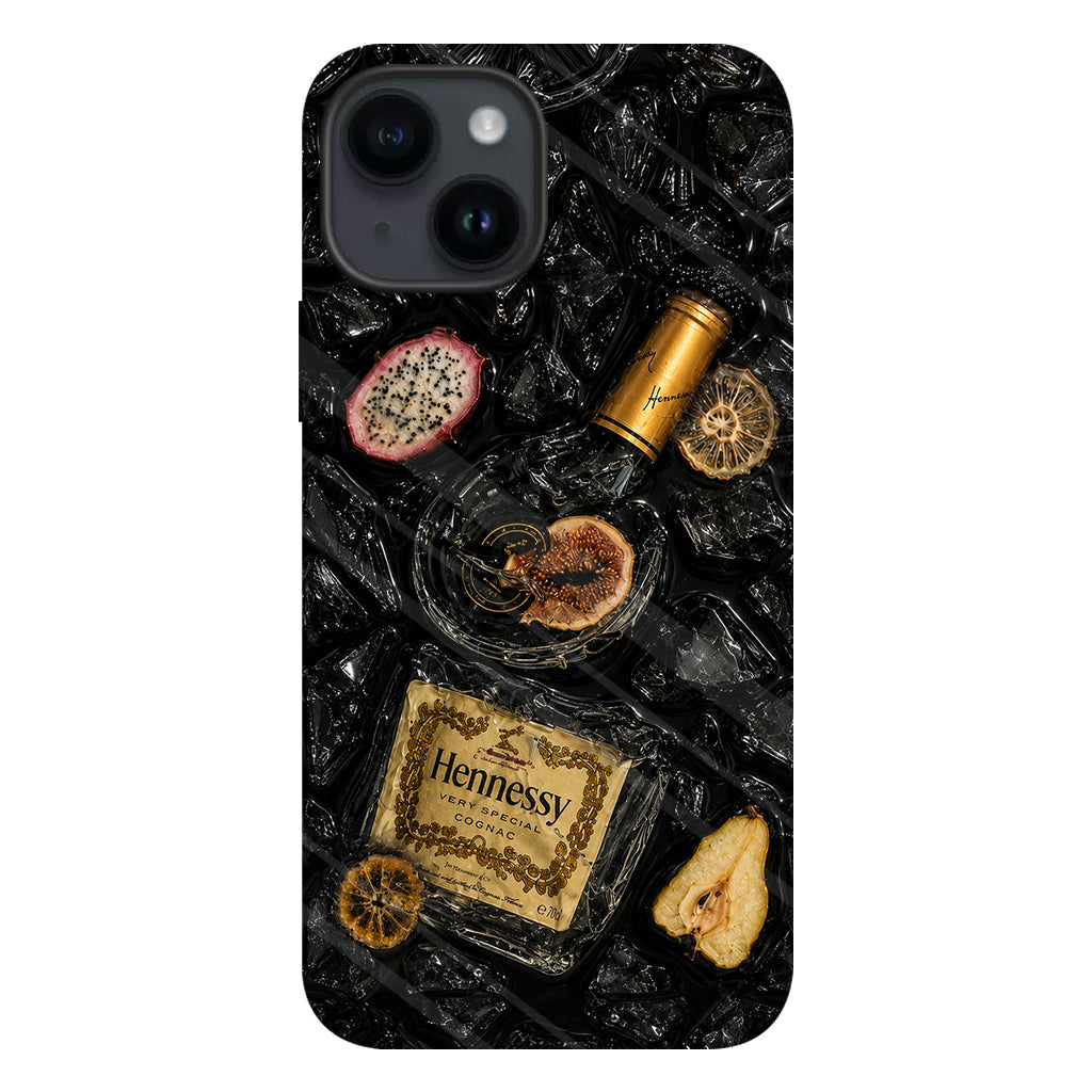 Exploding Liquor Bottle Art - Personalized Alcoholic beverage Full Print Phone Case