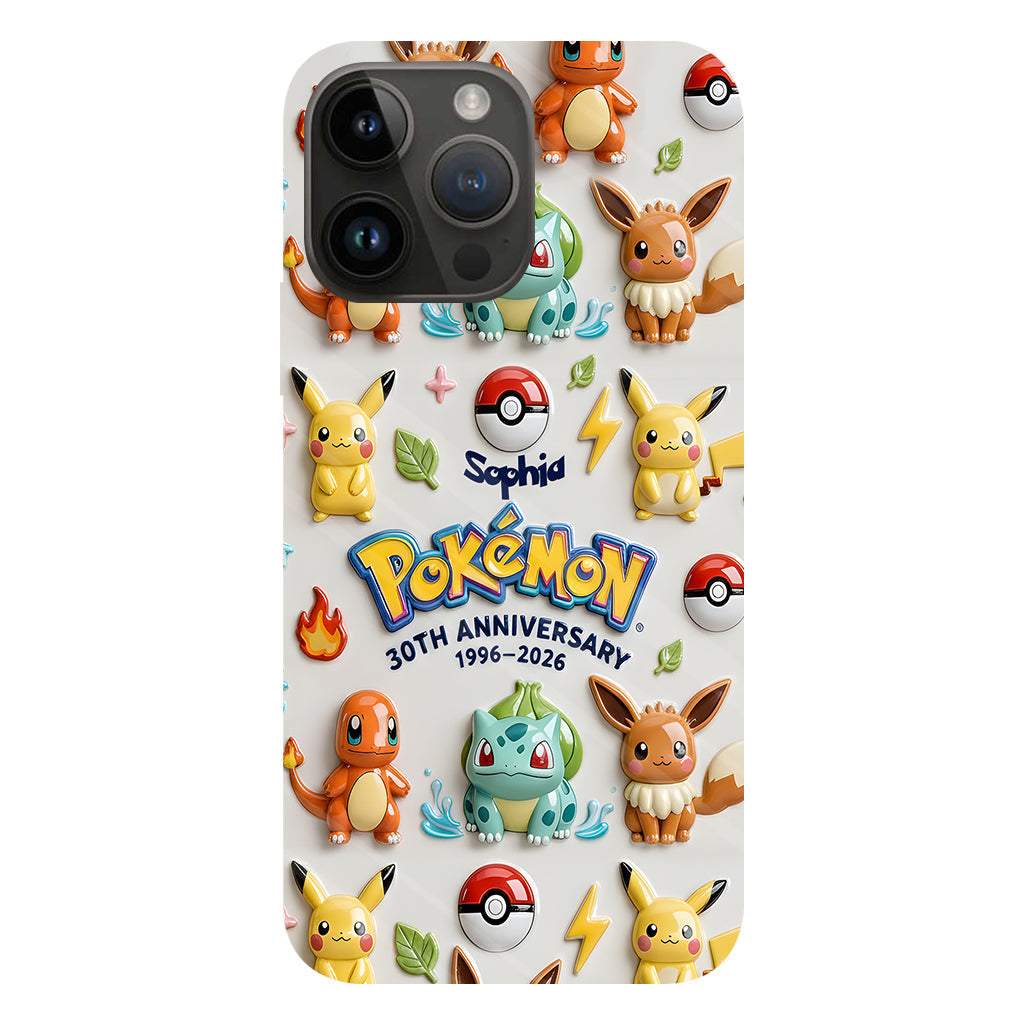 30th Anniversary - Personalized Monster Trainer Full Print Phone Case