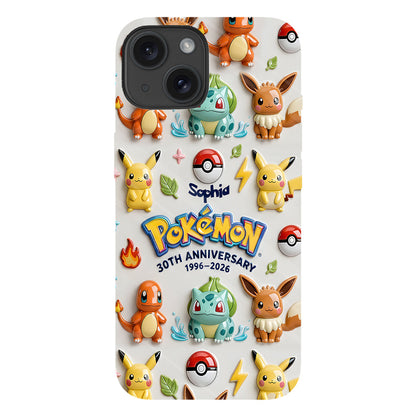 30th Anniversary - Personalized Monster Trainer Full Print Phone Case