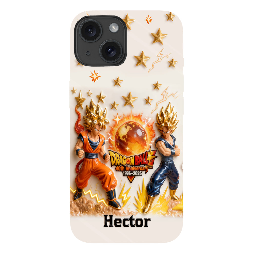40th Anniversary - Personalized Seven Balls Full Print Phone Case