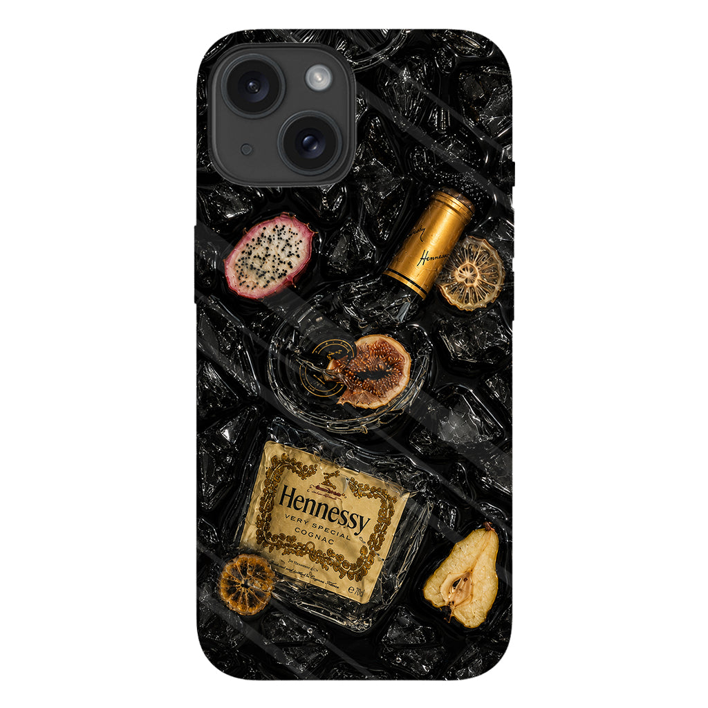 Exploding Liquor Bottle Art - Personalized Alcoholic beverage Full Print Phone Case