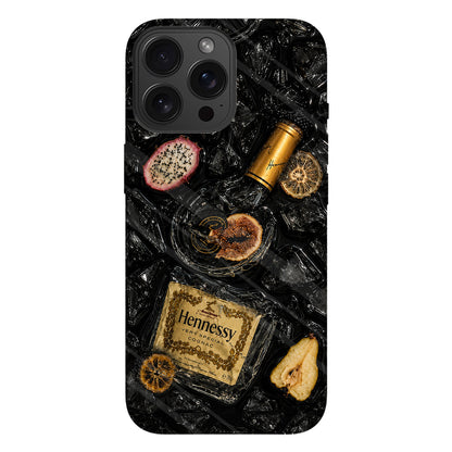 Exploding Liquor Bottle Art - Personalized Alcoholic beverage Full Print Phone Case