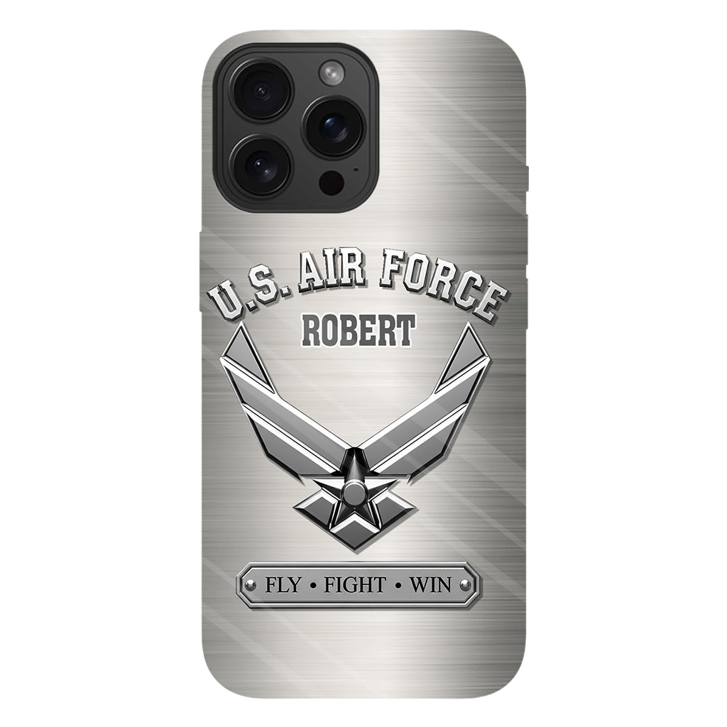 Fly · Fight · Win - Personalized Veteran Full Print Phone Case