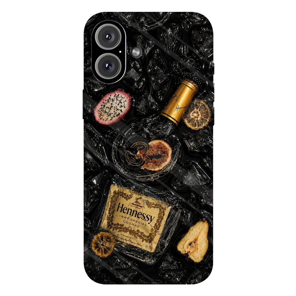 Exploding Liquor Bottle Art - Personalized Alcoholic beverage Full Print Phone Case