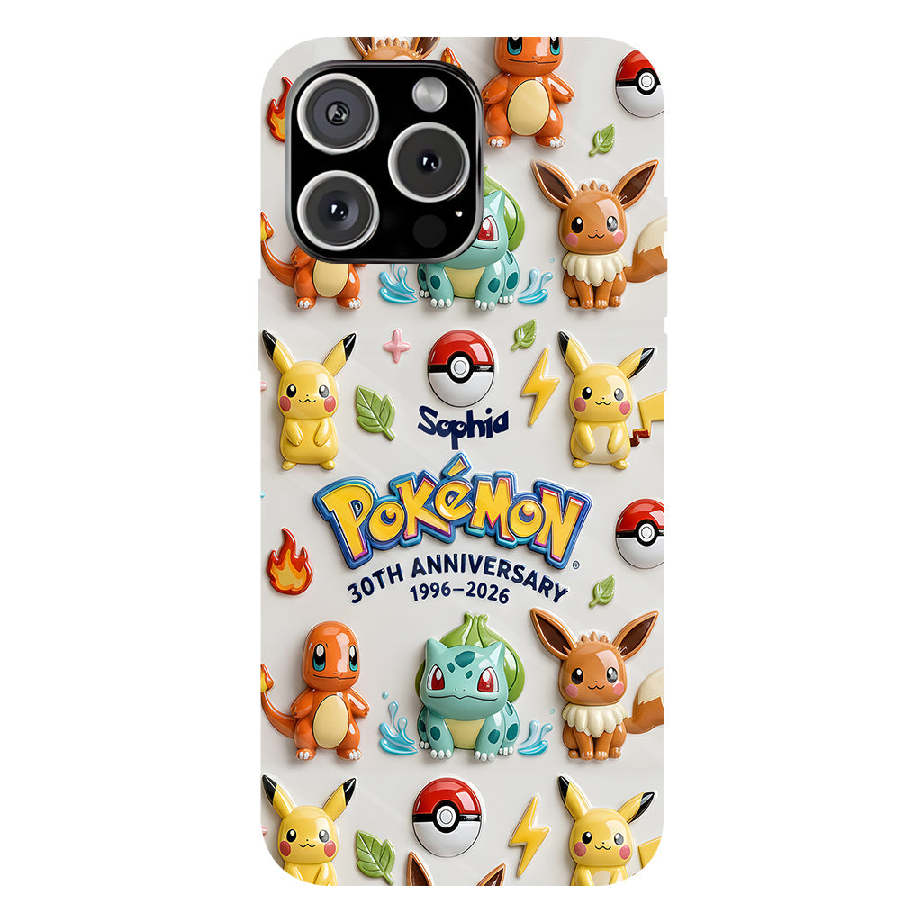 30th Anniversary - Personalized Monster Trainer Full Print Phone Case