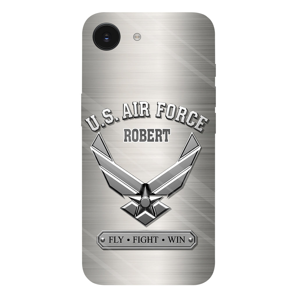 Fly · Fight · Win - Personalized Veteran Full Print Phone Case
