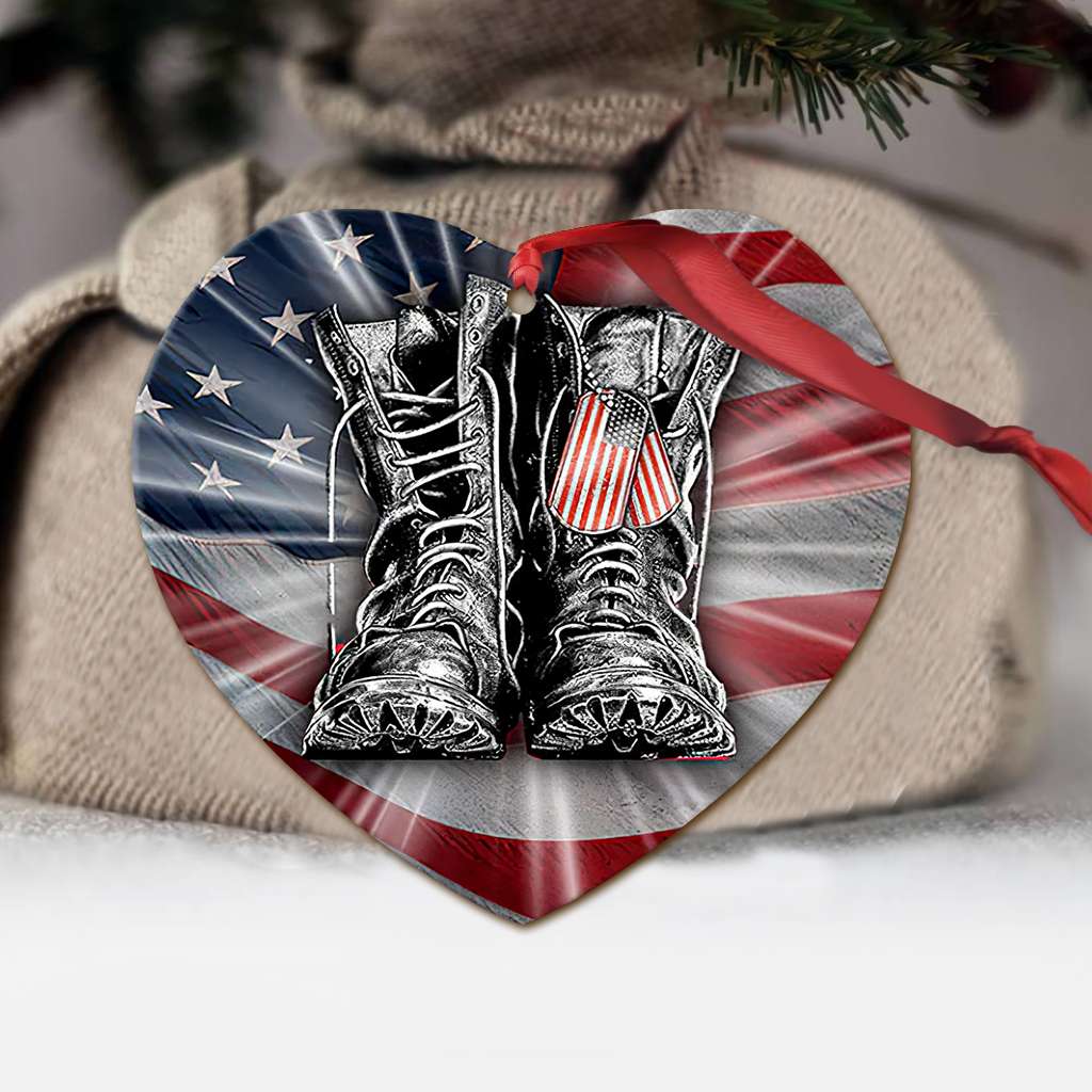 Veteran Daughter Little Girl - Veteran Ornament (Printed On Both Sides) 1122