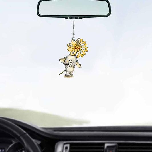 Faith Hope Love - Childhood Cancer Awareness Two-Sided Car Ornament