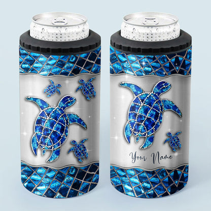 Love Turtles - Personalized Turtle Can Cooler