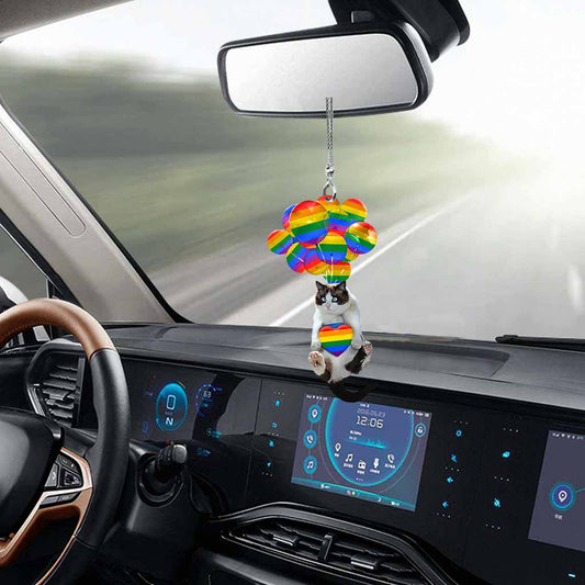 Love Is Love - LGBT Support Car Ornament (Printed On Both Sides)