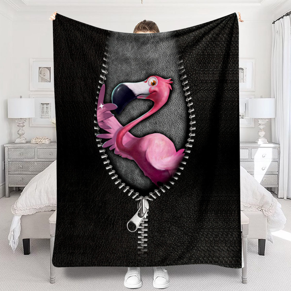 Love Flamingo - Flamingo Blanket