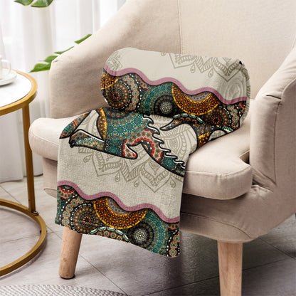 Mandala Dragon Pattern - Dragon Blanket