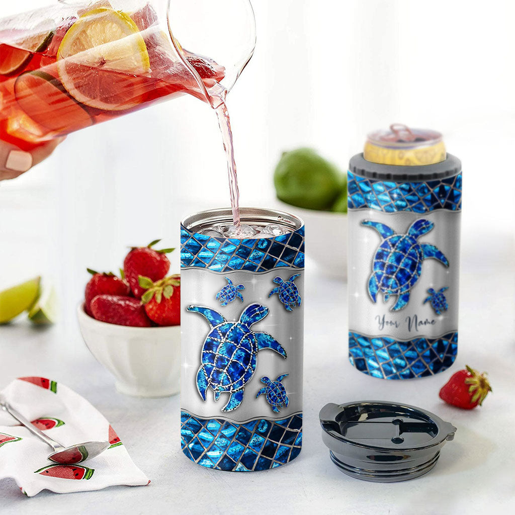 Love Turtles - Personalized Turtle Can Cooler