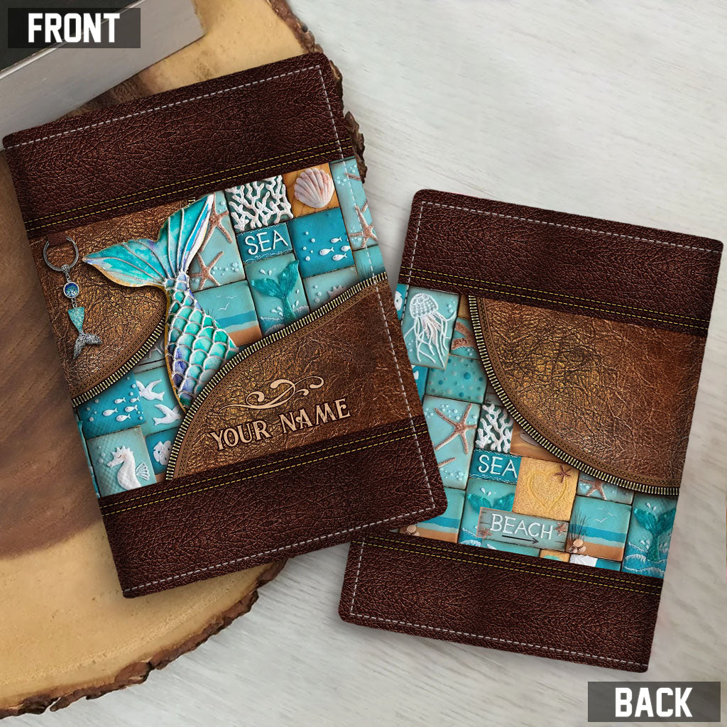 Love Mermaid - Personalized Mermaid Passport Holder