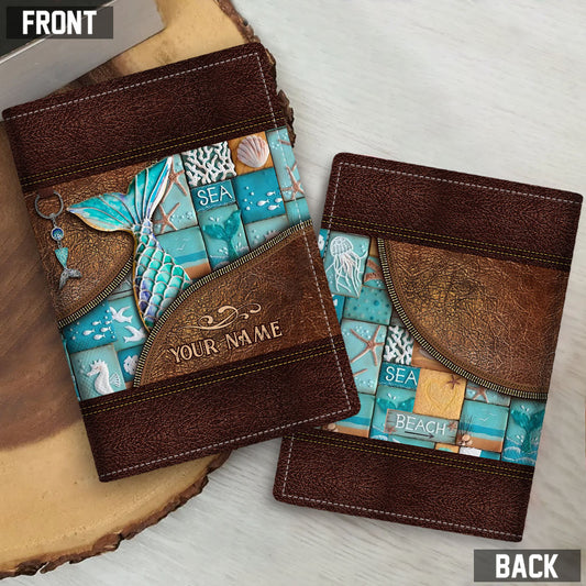 Love Mermaid - Personalized Mermaid Passport Holder
