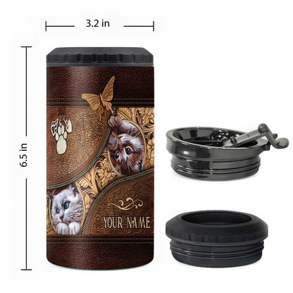 Love Cats - Personalized Cat Can Cooler