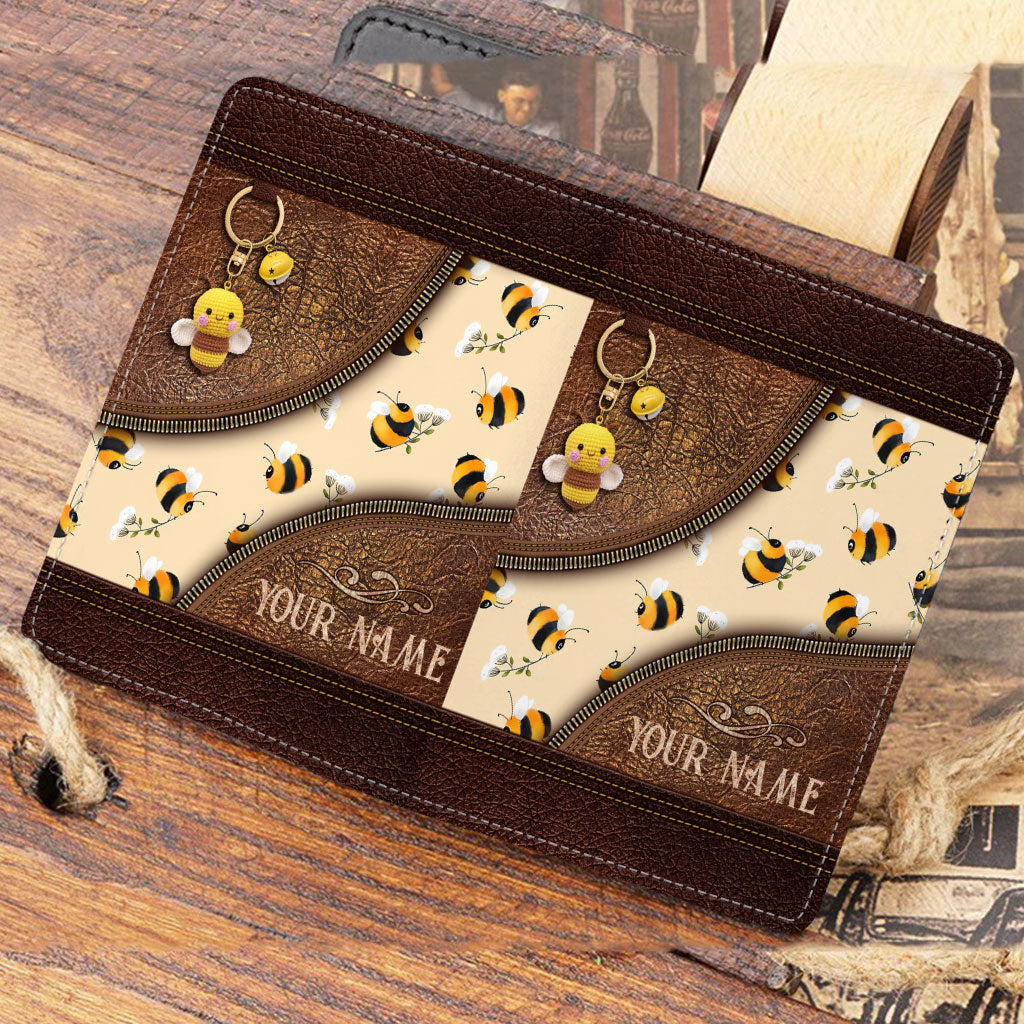 Bee Happy - Personalized Bee Passport Holder