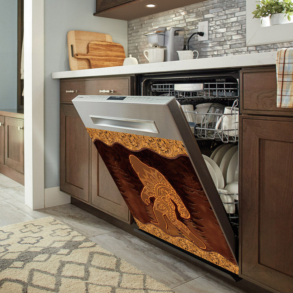 Believer - Bigfoot Dishwasher Cover