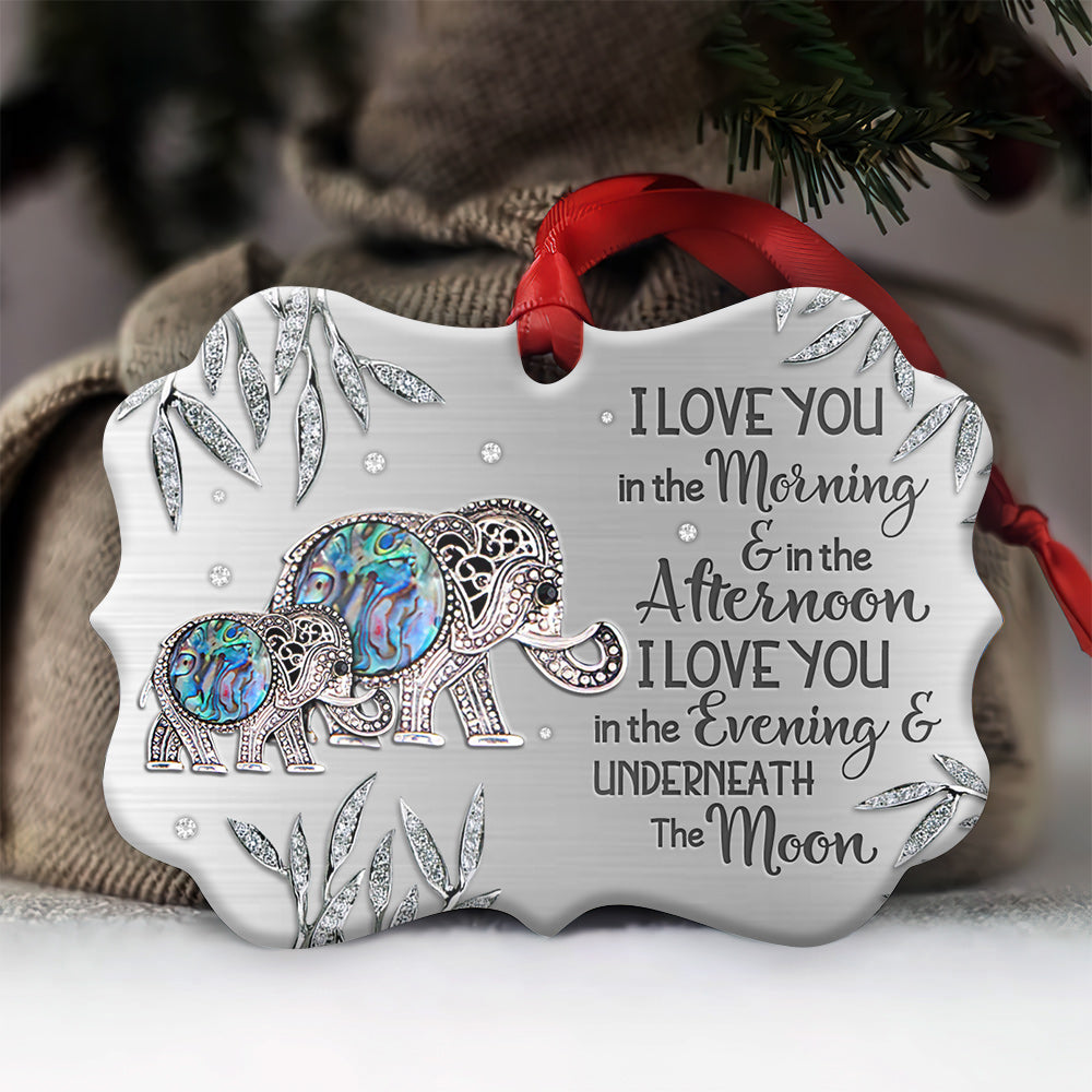 Elephant Motherhood I Love You - Elephant Ornament (Printed On Both Sides) 1122