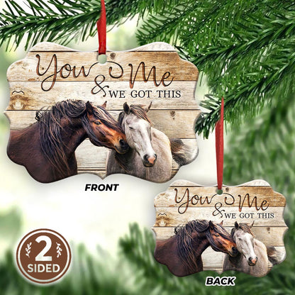 Horse Couple You And Me - Horse Ornament (Printed On Both Sides) 1022