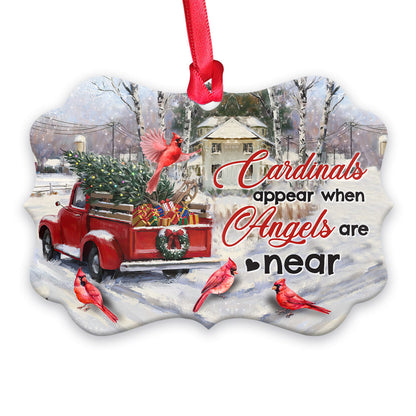 Cardinal Angels Are Near - Memorial Ornament (Printed On Both Sides) 1022