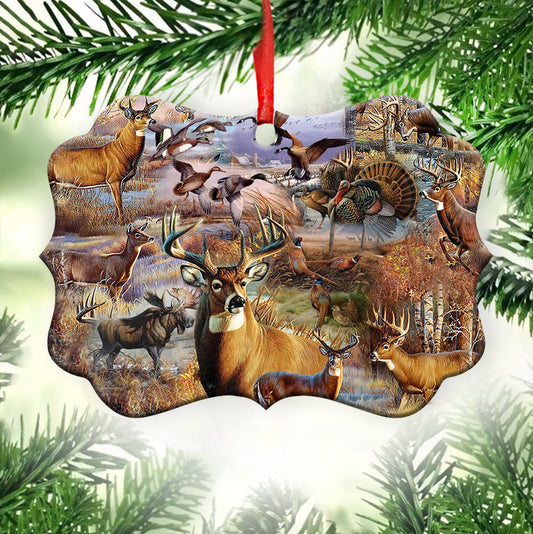 Hunting Season - Hunting Ornament (Printed On Both Sides) 1022