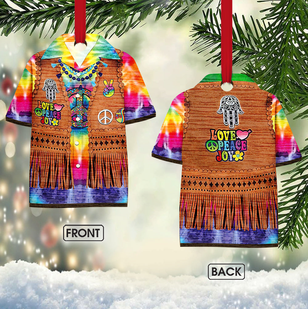 Hippie Clothing Peace Of Lovers - Hippie Ornament (Printed On Both Sides) 1122