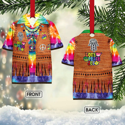 Hippie Clothing Peace Of Lovers - Hippie Ornament (Printed On Both Sides) 1122