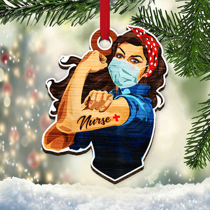 Nurse The Stronggest Woman - Nurse Ornament (Printed On Both Sides) 1122