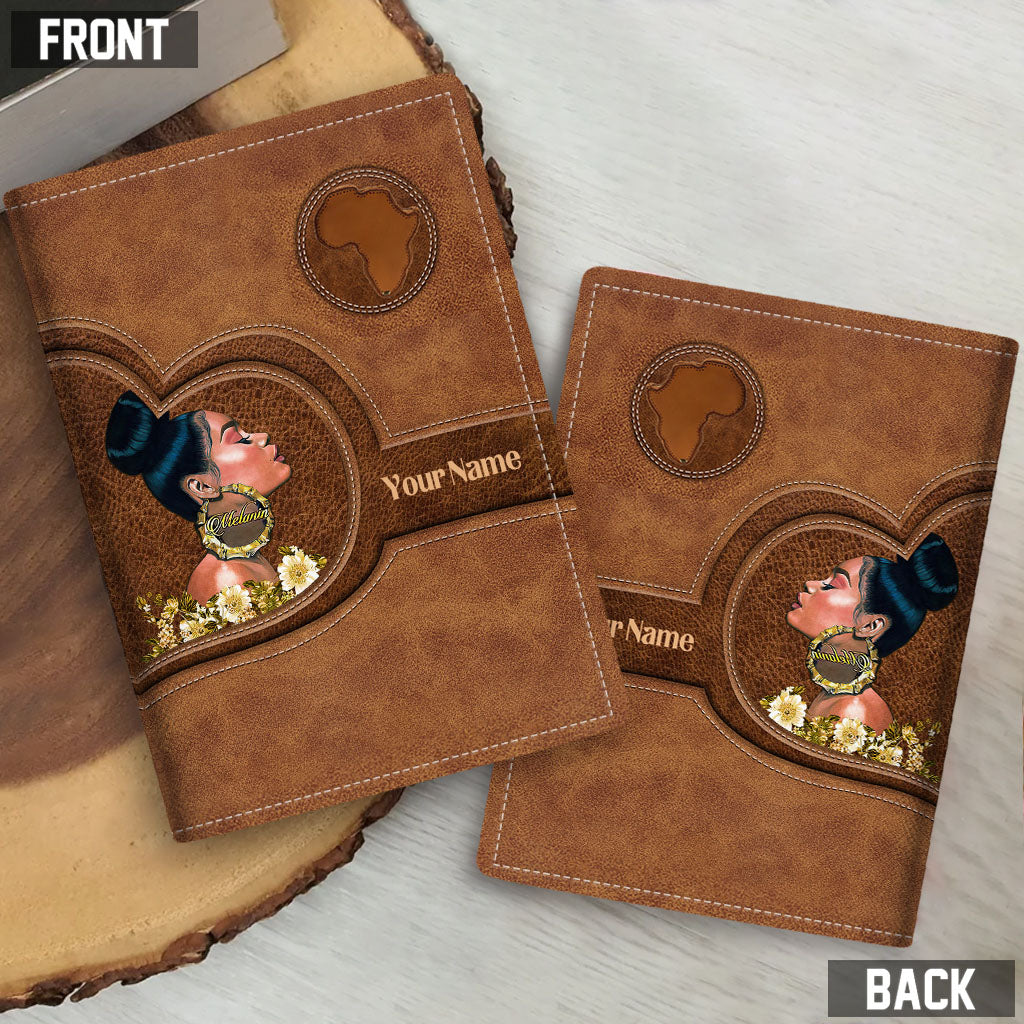 Melanin - Personalized African American Passport Holder