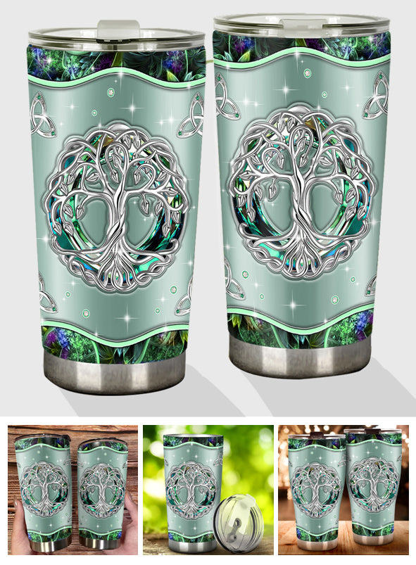 Tree Of Life Celtic Knot - Irish Tumbler