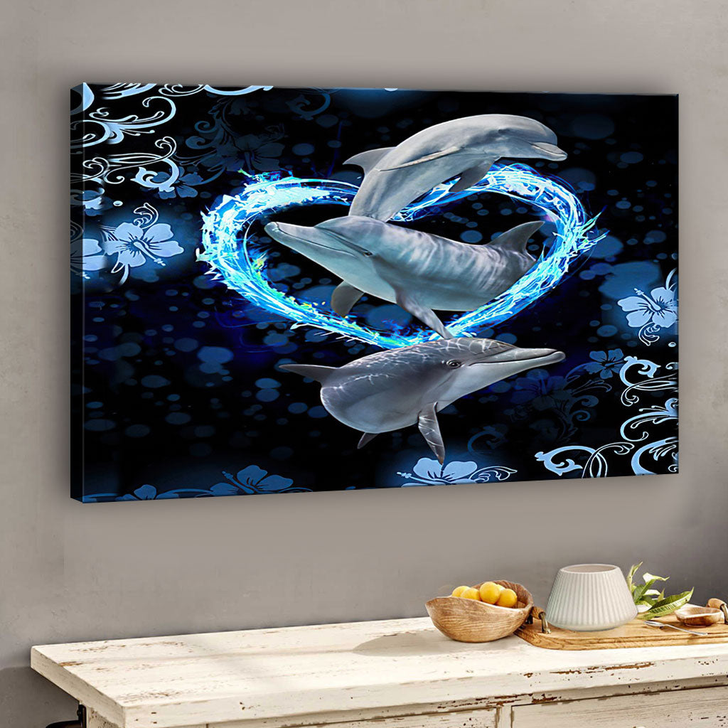 Dolphin Lover - Dolphin Canvas And Poster