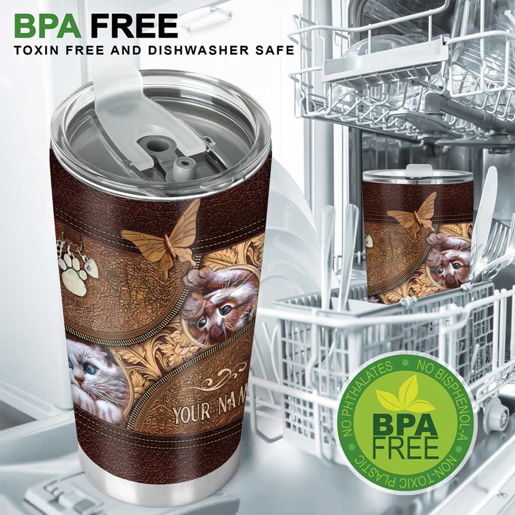 Love Cats - Personalized Cat Tumbler