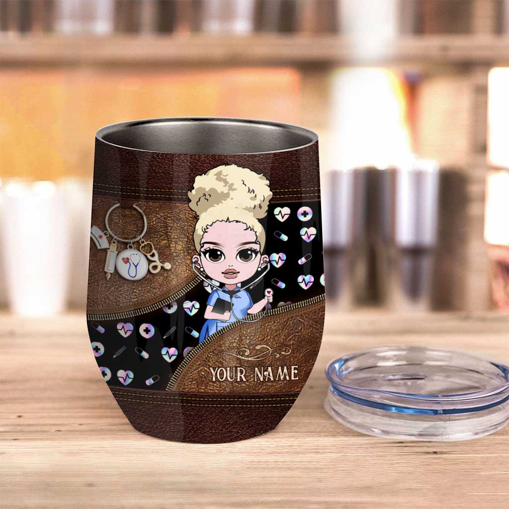 Nurse Life - Personalized Nurse Wine Tumbler