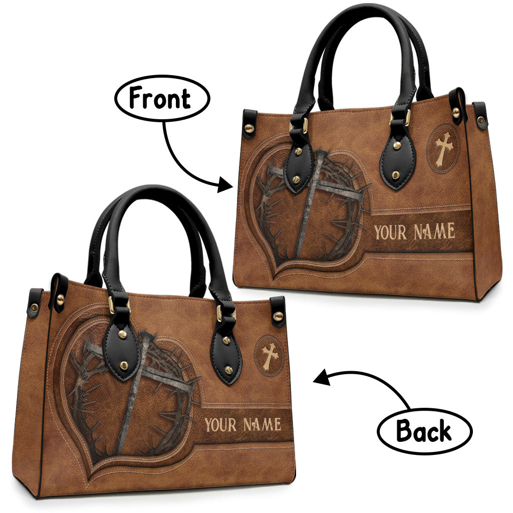 Have Faith - Personalized Christian Leather Handbag