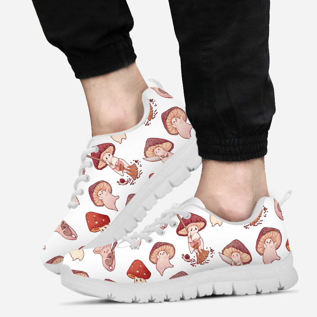 Mushrooms Pattern - Mushroom Sneakers