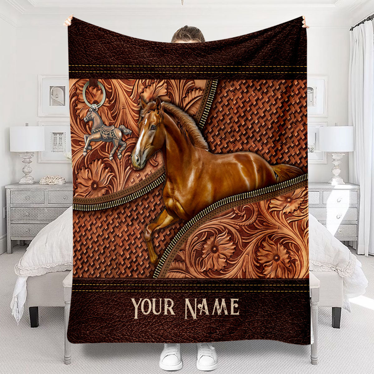 Love Horse - Personalized Horse Blanket