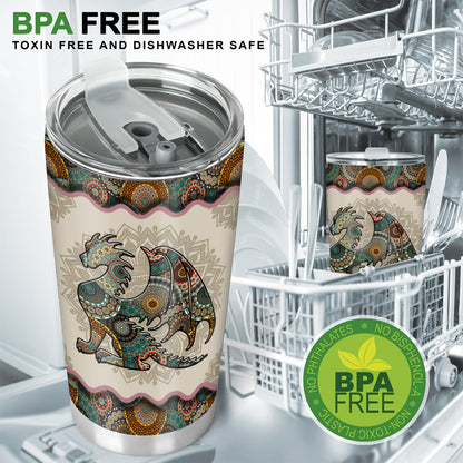 Mandala Dragon Pattern - Dragon Tumbler