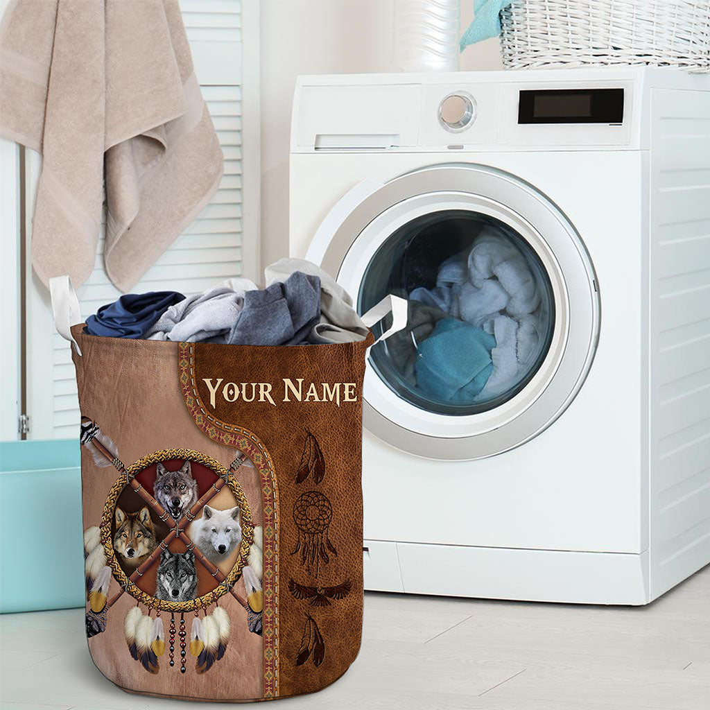 Native Blood - Personalized American Indian Storage Basket