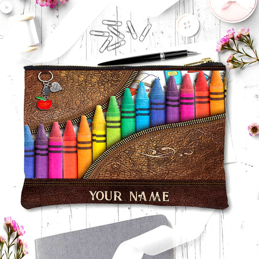 Teach Love Inspire - Personalized Teacher Pouch