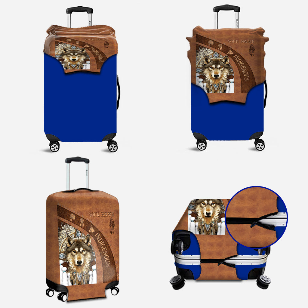 Indigenous - Personalized American Indian Luggage Cover