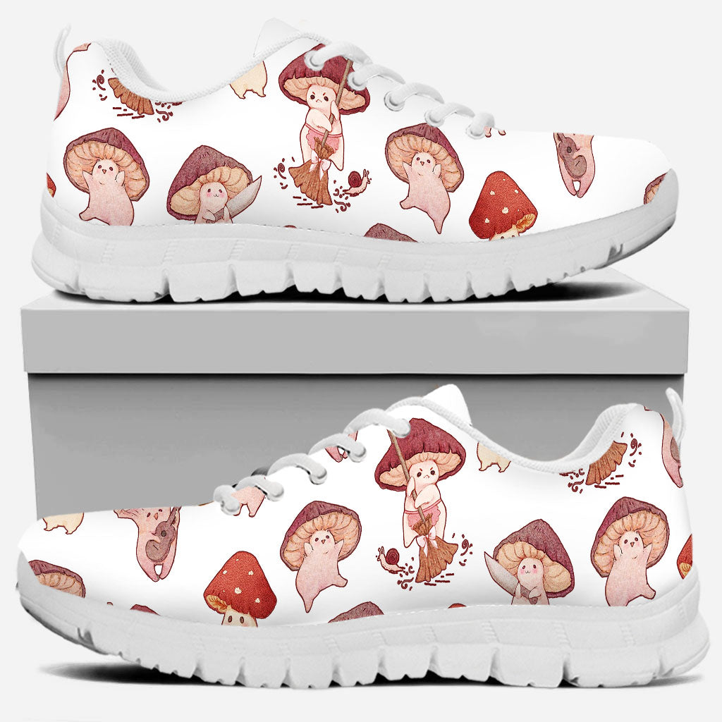 Mushrooms Pattern - Mushroom Sneakers